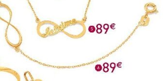 E.Leclerc Bijoux Bracelet 18cm or Jaune offre