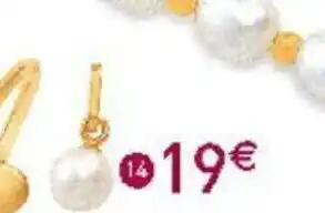 E.Leclerc Bijoux Pendentif Perle de Culture or Jaune offre