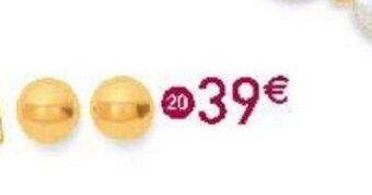 E.Leclerc Bijoux Boucles or Jaune offre