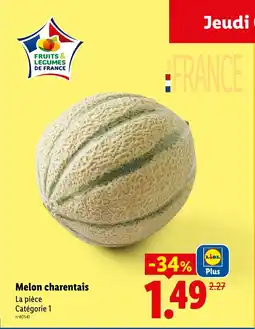 Lidl Melon charentais offre