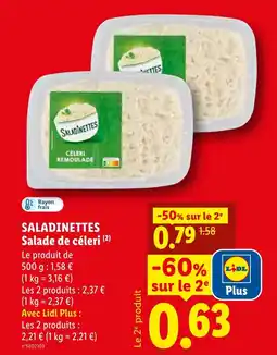 Lidl SALADINETTES Salade de céleri offre