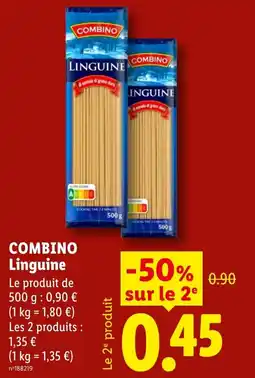 Lidl COMBINO Linguine offre