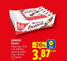 Lidl KINDER Bueno offre