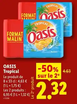 Lidl OASIS Tropical offre