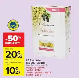 Carrefour Drive I.g.p. ardèche offre