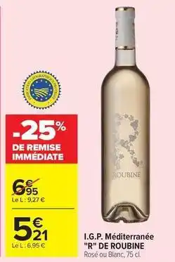 Carrefour Drive I.g.p. méditerranée offre
