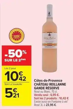 Carrefour Drive Château - côtes-de-provence offre