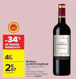 Carrefour Drive La petite chapelle offre