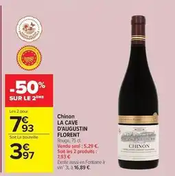 Carrefour Drive La cave d'augustin florent - chinon offre