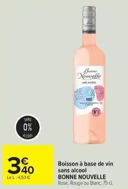 Carrefour Drive Bonne nouvelle - boisson à base de vin sans alcool offre