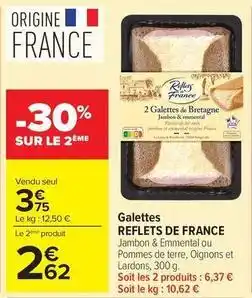 Carrefour Drive Reflets de france - galettes offre
