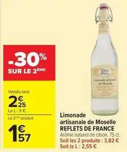 Carrefour Drive Reflets de france - limonade artisanale de moselle offre