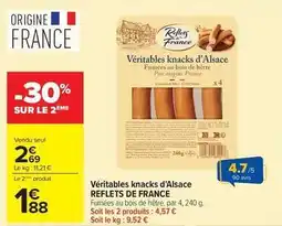Carrefour Drive Reflets de france - véritables knacks d'alsace offre