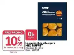 Promocash Mix - les mini-cheeseburgers buffet offre