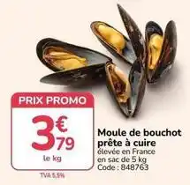 Promocash Promo - moule de bouchot prête à cuire offre