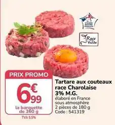 Promocash Promo - tartare aux couteaux racc offre