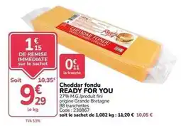Promocash Fini - cheddar fondu offre