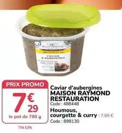 Promocash Promo - caviar d'aubergines offre