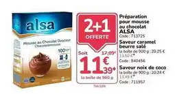 Promocash Alsa - saveur caramel beurre salé offre