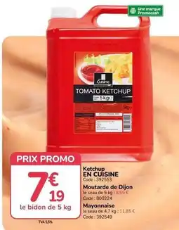 Promocash Promo - moutarde de dijon offre