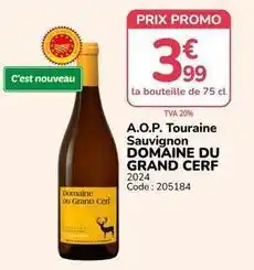 Promocash Promo - a.o.p. touraine sauvignon offre