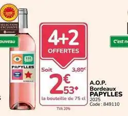 Promocash A.o.p. bordeaux offre