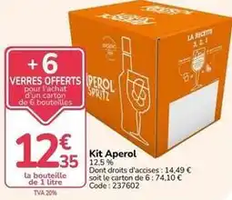 Promocash Spritz - kit aperol offre