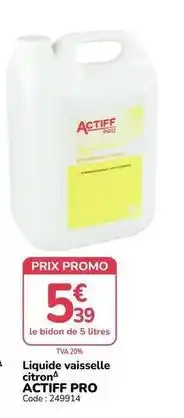 Promocash Promo - liquide vaisselle citron offre