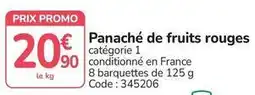 Promocash Promo - panaché de fruits rouges offre
