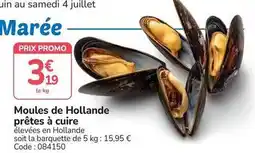 Promocash Promo - moules de hollande prêtes à cuire offre