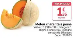 Promocash Promo - melon charentais jaune offre