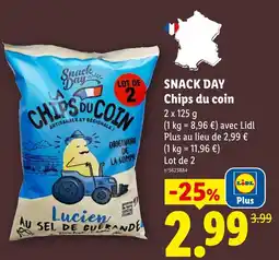 Lidl SNACK DAY Chips du coin offre