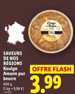 Lidl SAVEURS DE NOS RÉGIONS Kouign Amann pur beurre offre