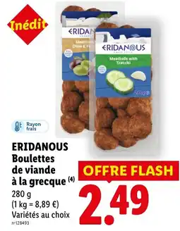Lidl ERIDANOUS Boulettes de viande à la grecque offre