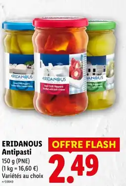 Lidl ERIDANOUS Antipasti offre