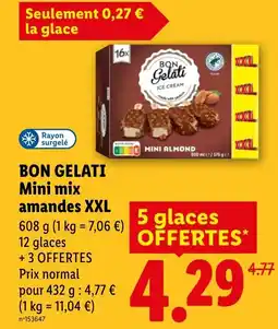 Lidl BON GELATI Mini mix amandes XXL offre