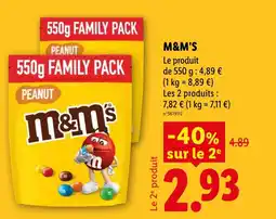 Lidl M&M'S offre