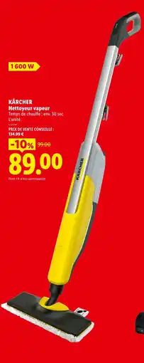 Lidl KÄRCHER Nettoyeur vapeur offre