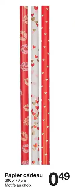 Zeeman Papier cadeau offre