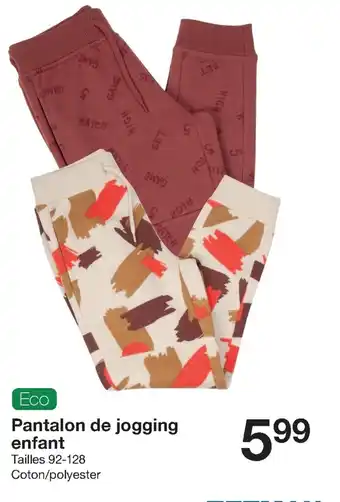 Zeeman Pantalon de jogging enfant offre