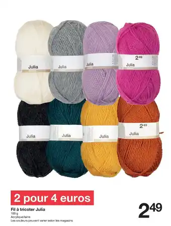 Zeeman Fil à tricoter Julia offre