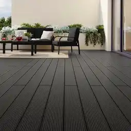 Brico Dépôt Lame composite neva anthracite offre