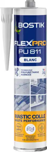 Brico Dépôt Mastic colle haute performance flex pro 300 ml blanc offre