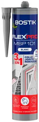 Brico Dépôt Mastic flexpro msp 101 blanc 290ml offre