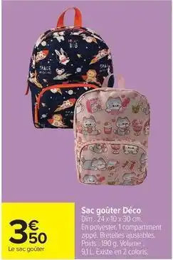 Carrefour Drive Dim - sac goûter déco offre