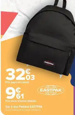 Carrefour Drive Eastpak - sac à dos proded offre