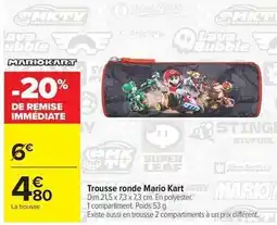 Carrefour Drive Dash - trousse ronde mario kart offre