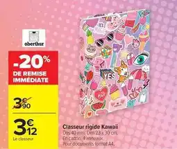Carrefour Drive Dim - classeur rigide offre