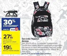 Carrefour Drive Airness - sac à dos étœn offre