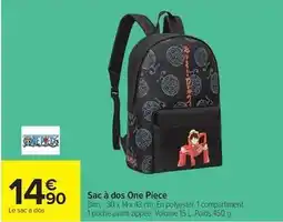 Carrefour Drive Dim - sac à dos one piece offre